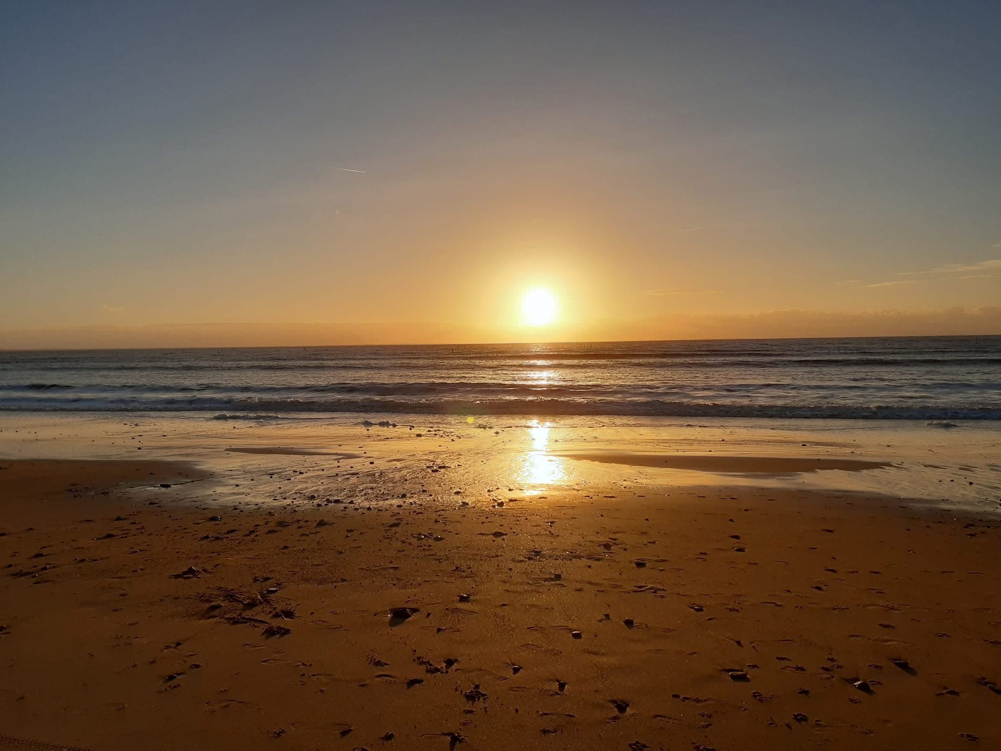 Coucher de soleil sur l’océan
